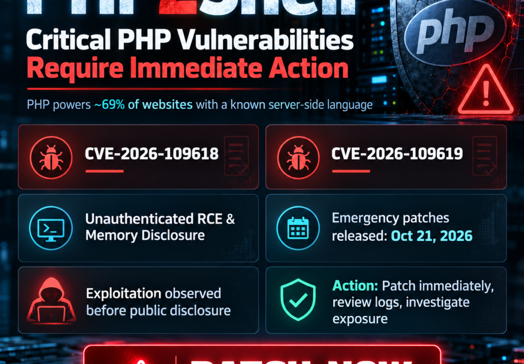 PHP2Shell: Critical PHP Vulnerabilities Put Web Servers at Immediate Risk